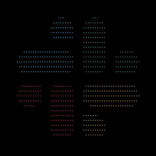 Slack logo in text (dot charset)